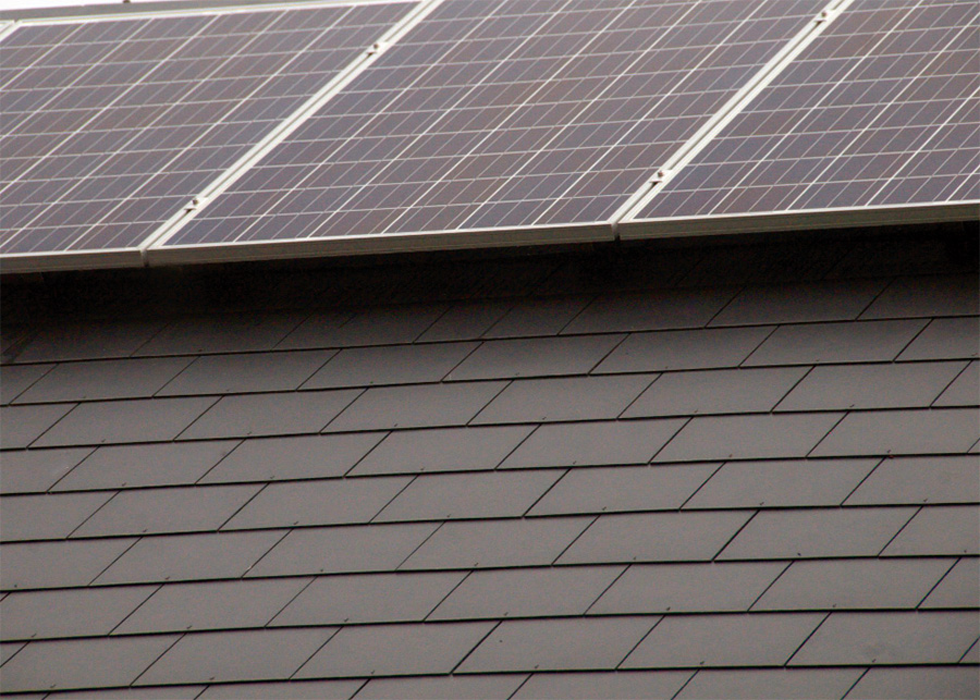 There is a 4kW solar photovoltaic array split between the east and west roof elevations