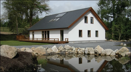Ireland's first pre engineered Passive House, built by Scandinavian Homes in Moycullen in 2005