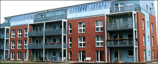 A Joachim Reinig designed passive house apartment building in Hamburg