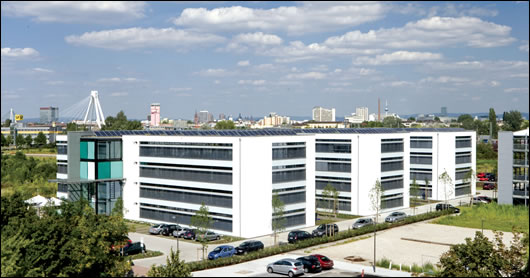On the continent the passive house approach ha taken off to such an extent that even large commercial buildings are being built to its specifications, such as “lu-teco” a 10,000 sq m office building with 10.000 situated in the technology mile of Ludwigshafen and the SurTec building in Zwingenberg