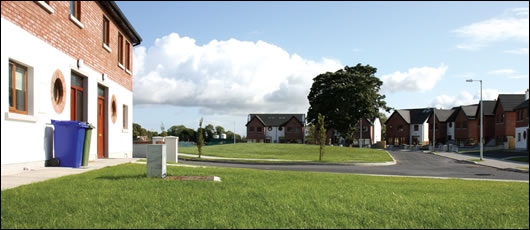 Oak Hill is a low-density development of 40 terraced, semi-detached and detached timber frame houses