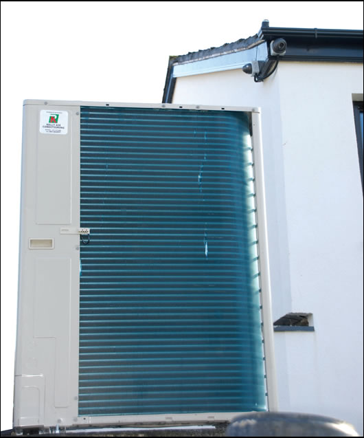 the evaporator for the Daikin Altherma air-to-water heat pump