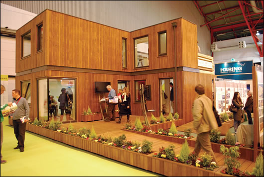 The house on display at Ecobuild 2010