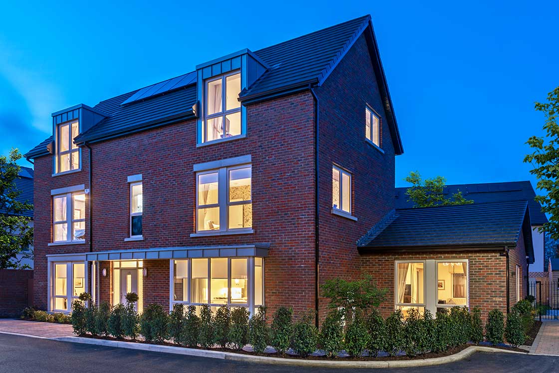 A pair of townhouses at Fairway Drive, Cualanor, one of the newest phases at the development