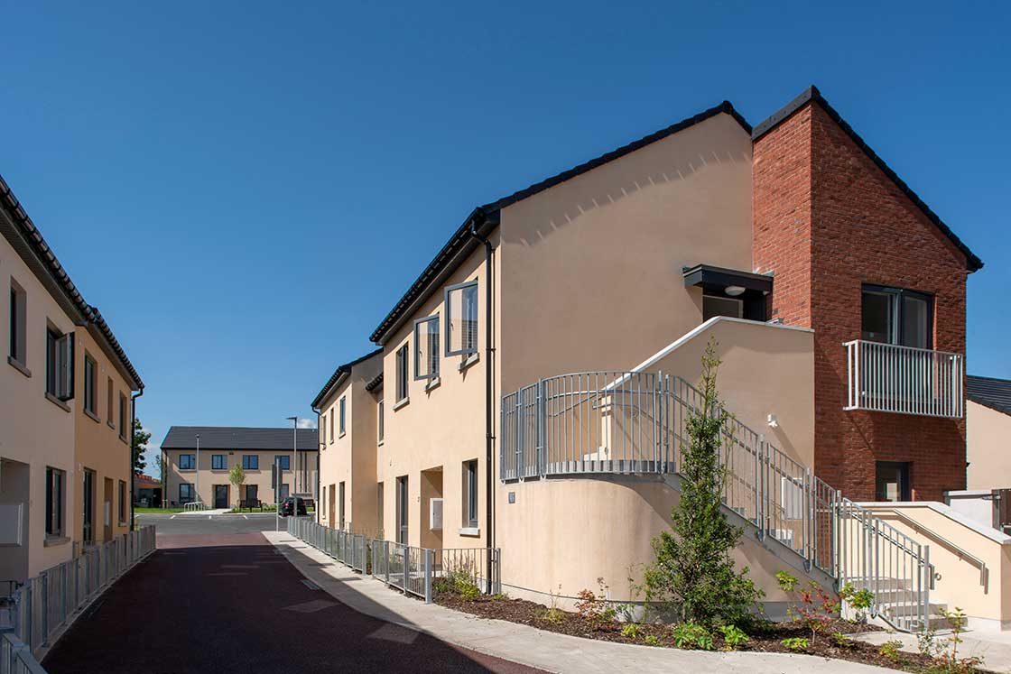 Kilbride Court social housing by Coady Architects, photo Fionn McCann