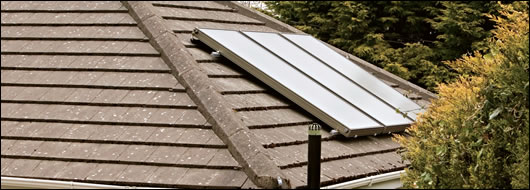 renewable energy was central to the house’s re-imagining so solar panels were installed on the roof and are expected to provide enough hot water for up to five to six people