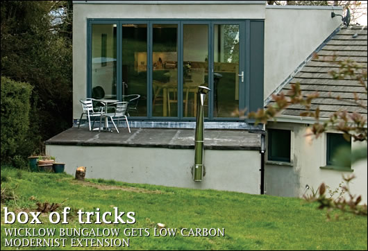 Wicklow bungalow gets low carbon modernist extension