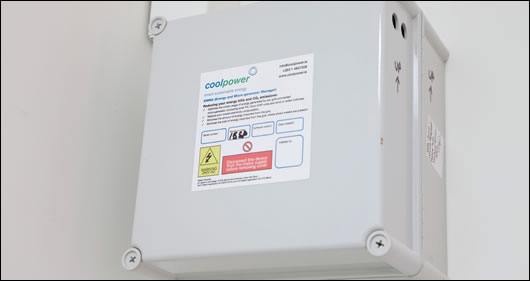 Coolpower’s EMMA system can manage power systems and facilitate the storage of surplus power as hot water