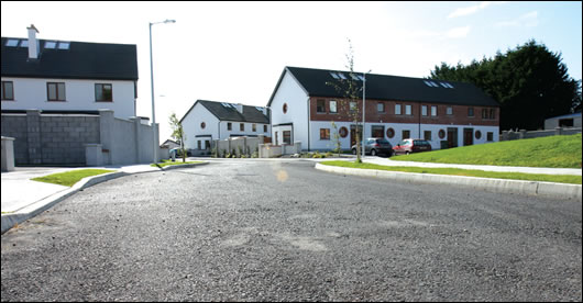 Ronan Meeley’s Oak Hill housing estate in Moate, County West Meath, where homeowners are sold fixed price heat through an ESCo