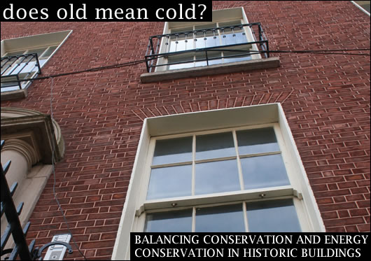 Balancing conservation and energy conservation in historic buildings