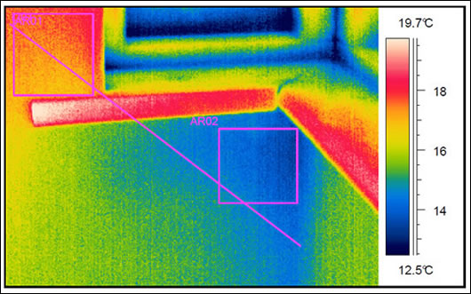  Missing insulation was found in 70% of the homes surveyed using thermal imaging in the draft report, with two thirds showing significant cold bridges