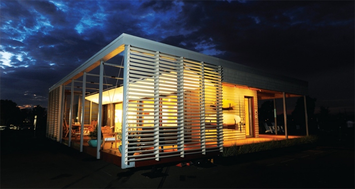 Stevens Institute of Technology’s Sure House, a Hurricane Sandy inspired project that won the 2015 US Solar Decathlon