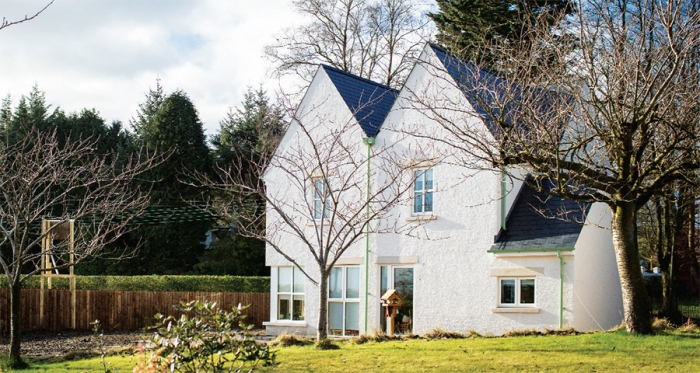 Artfully crafted Tyrone passive house