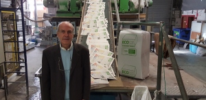 Ecocel director John Egan at the company’s Cork City-based manufacturing plant