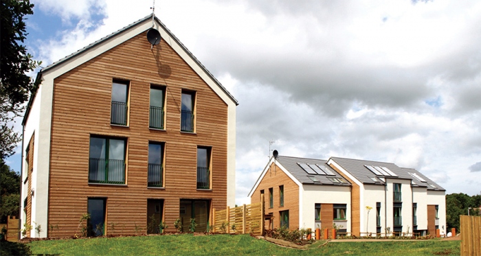 Warm and healthy Devon flats that need no heating