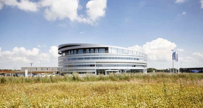 Syd Energi headquarters in Denmark, nominated in the &quot;office and special buildings&quot; category of the 2014 awards