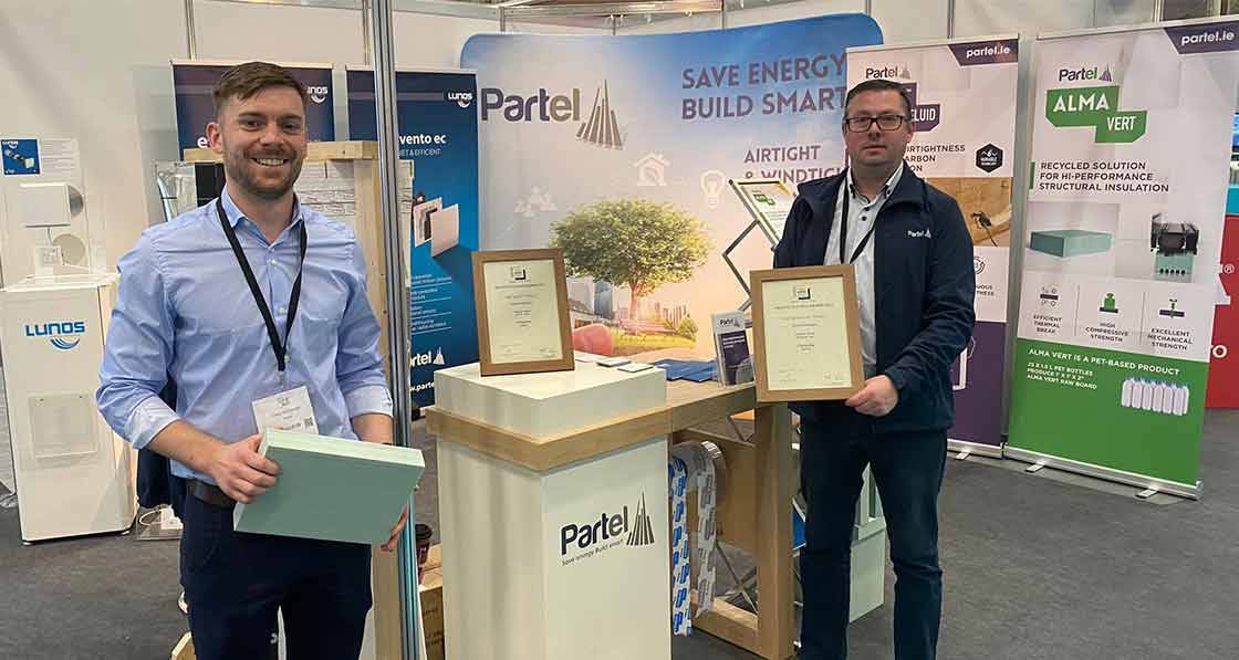 Partel commended at the Architects’ Choice Product Awards