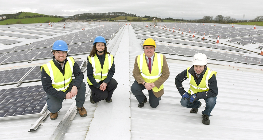 Kingspan installs Ireland&#039;s largest solar PV array