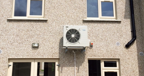Broomhall Development’s new A3 rated homes in Kirvin Hill feature a range of energy saving measures including Daikin Altherma heat pumps