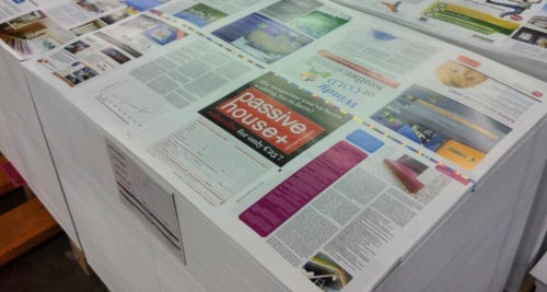 An issue of Passive House Plus at the printers