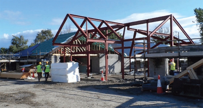 A 2175m2 extension to TLC Nursing Home in Maynooth, Co Kildare is currently under construction, featuring Isover&rsquo;s Vario system for airtightness and moisture control