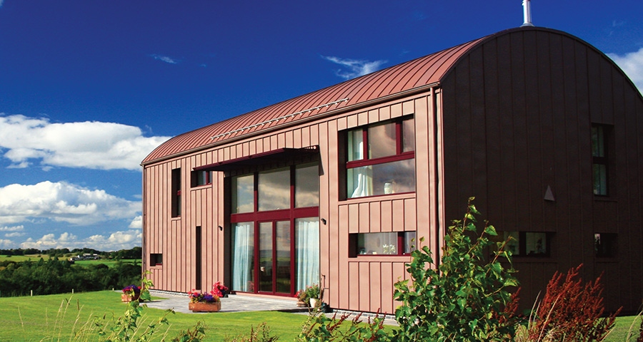 Barn-inspired passive house, Ayrshire