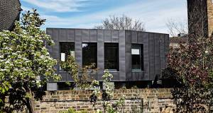 Compact solid-timber passive house on London infill site