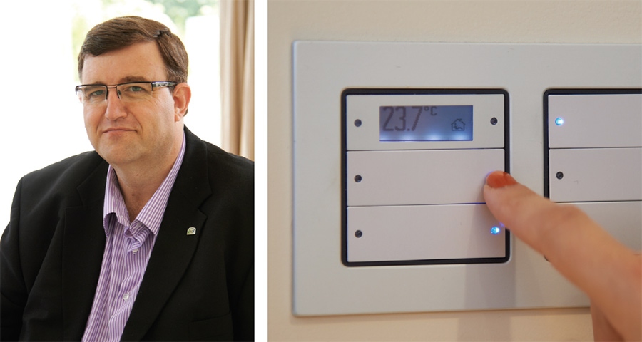 Save energy by using smart heating and lighting controls