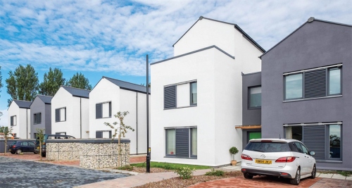 The 28 unit Cameron Close housing scheme is awaiting passive house certification