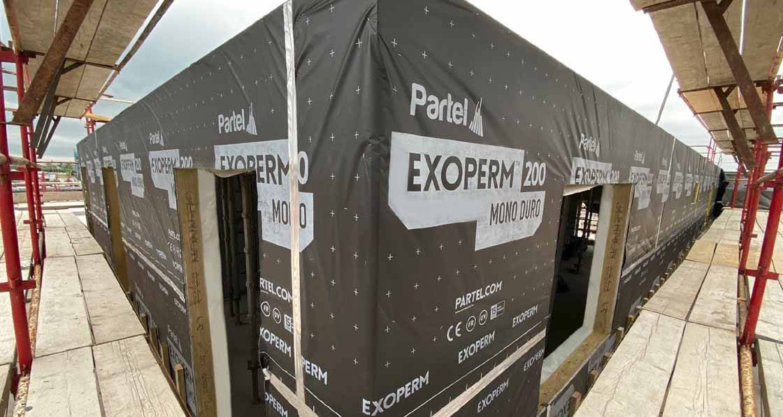 Partel fire-rated membrane contributes to new hospital extensions